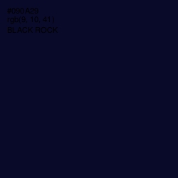 #090A29 - Black Rock Color Image